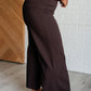 Magic Wide Leg Crop Pants in Chocolate - 1985 the VAULT Boutique