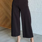 Magic Wide Leg Crop Pants in Chocolate - 1985 the VAULT Boutique