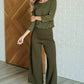 Magic Wide Leg Crop Pants in Olive - 1985 the VAULT Boutique