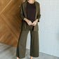 Magic Wide Leg Crop Pants in Olive - 1985 the VAULT Boutique