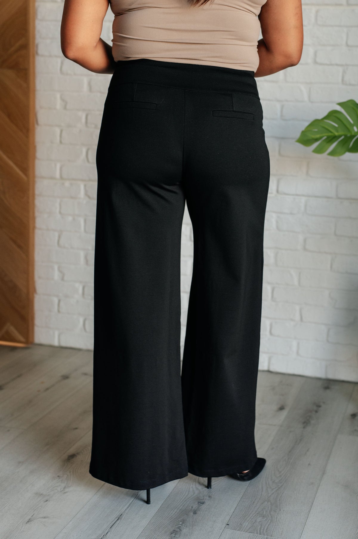 Magic Wide Leg Pants in Black - 1985 the VAULT Boutique