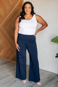 Magic Wide Leg Pants in Navy - 1985 the VAULT Boutique