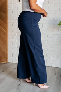 Magic Wide Leg Pants in Navy - 1985 the VAULT Boutique