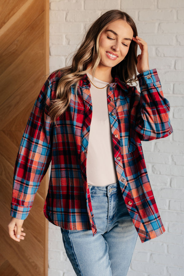 Make it Make Sense Plaid Button Up - 1985 the VAULT Boutique