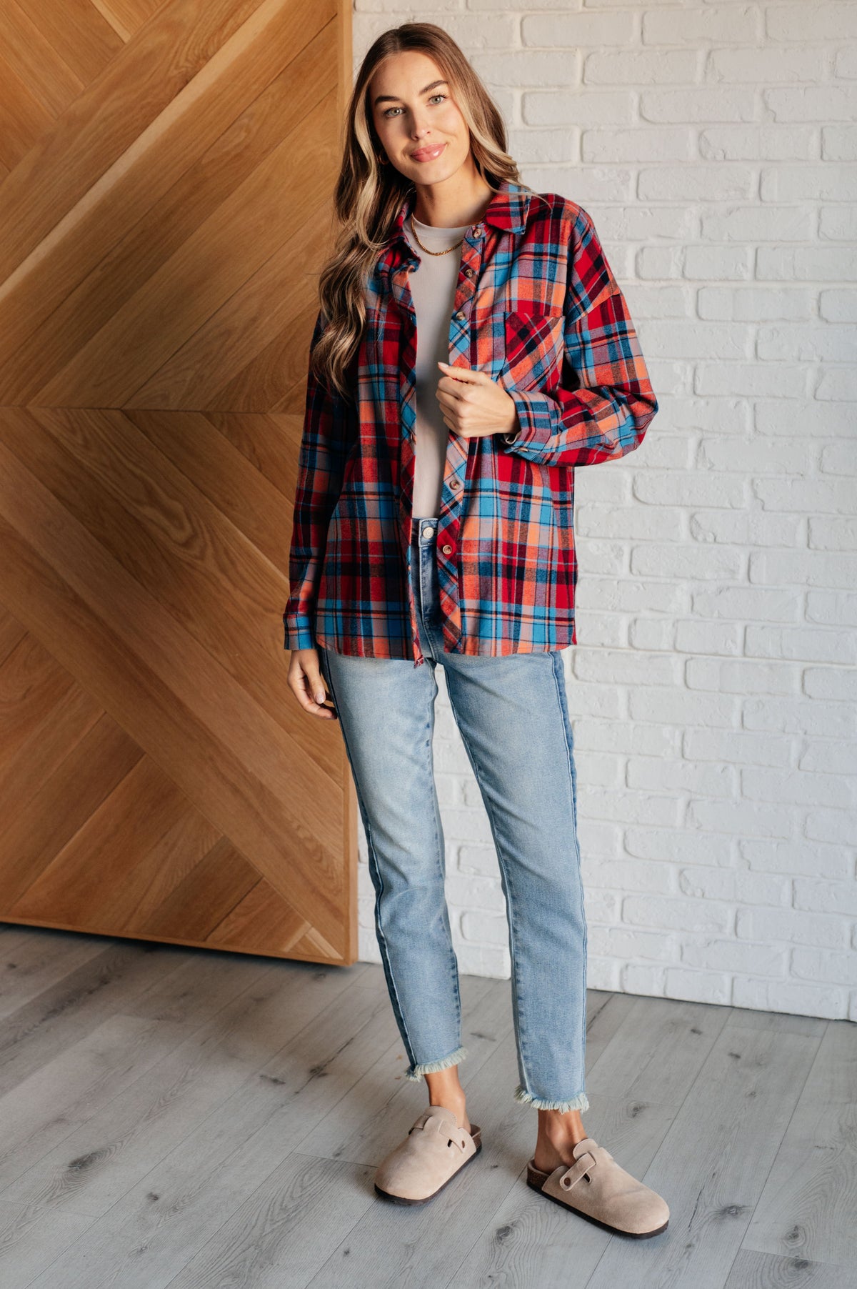 Make it Make Sense Plaid Button Up - 1985 the VAULT Boutique