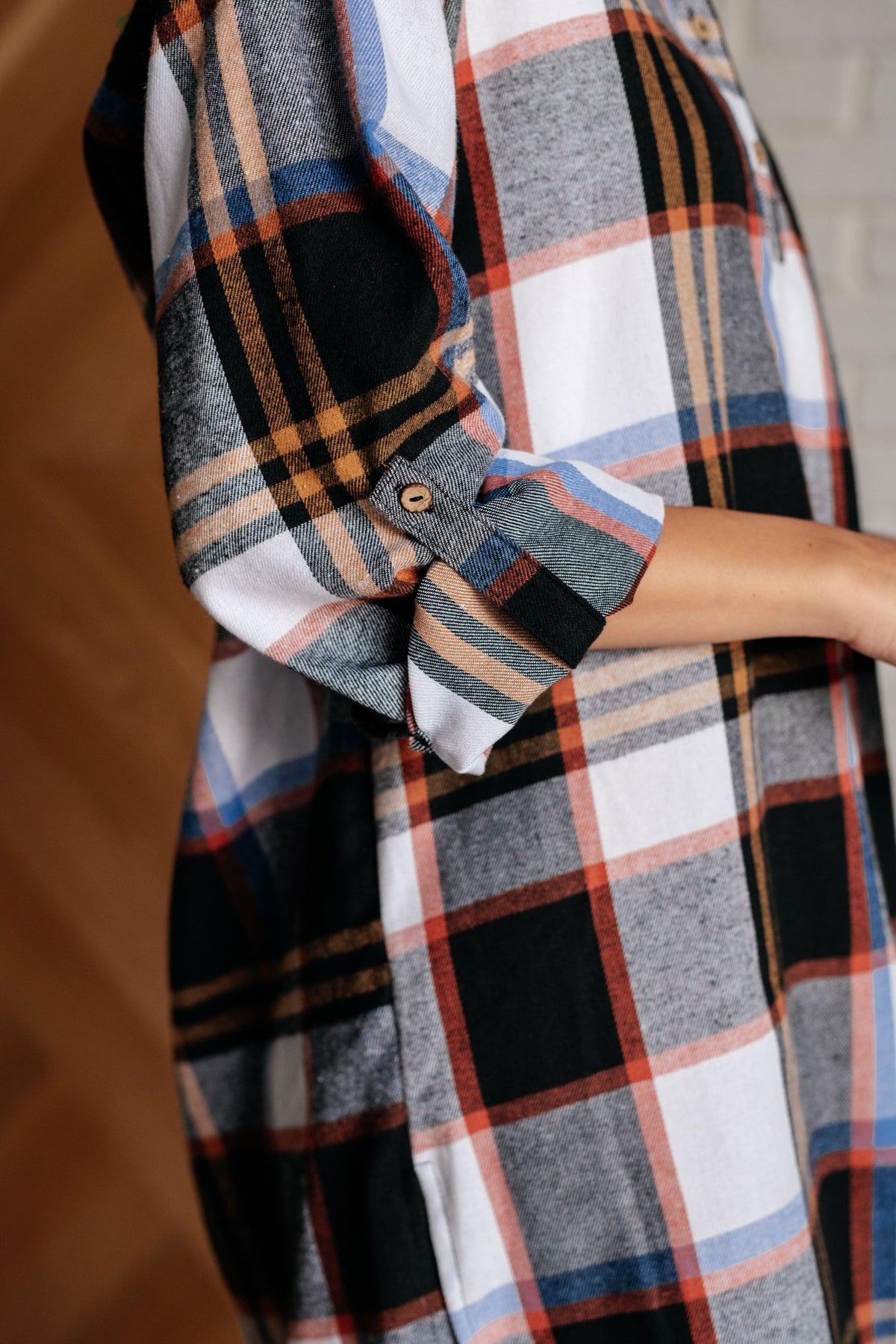 Make it Right Plaid Shirt Dress - 1985 the VAULT Boutique