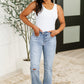 Marlena High Rise Shield Pocket Flare Jeans