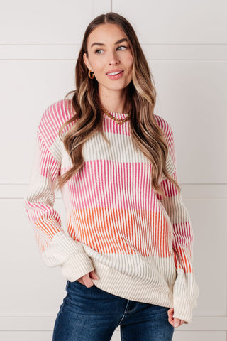 Matchmaker Striped Ribbed Top - 1985 the VAULT Boutique