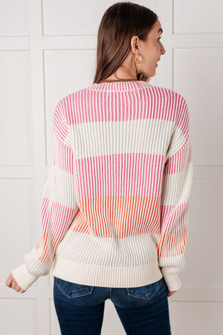 Matchmaker Striped Ribbed Top - 1985 the VAULT Boutique