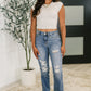 Maureen High Rise Distressed Bootcut Jeans