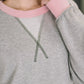 Midnight Cravings Trim Accent Pullover in Grey