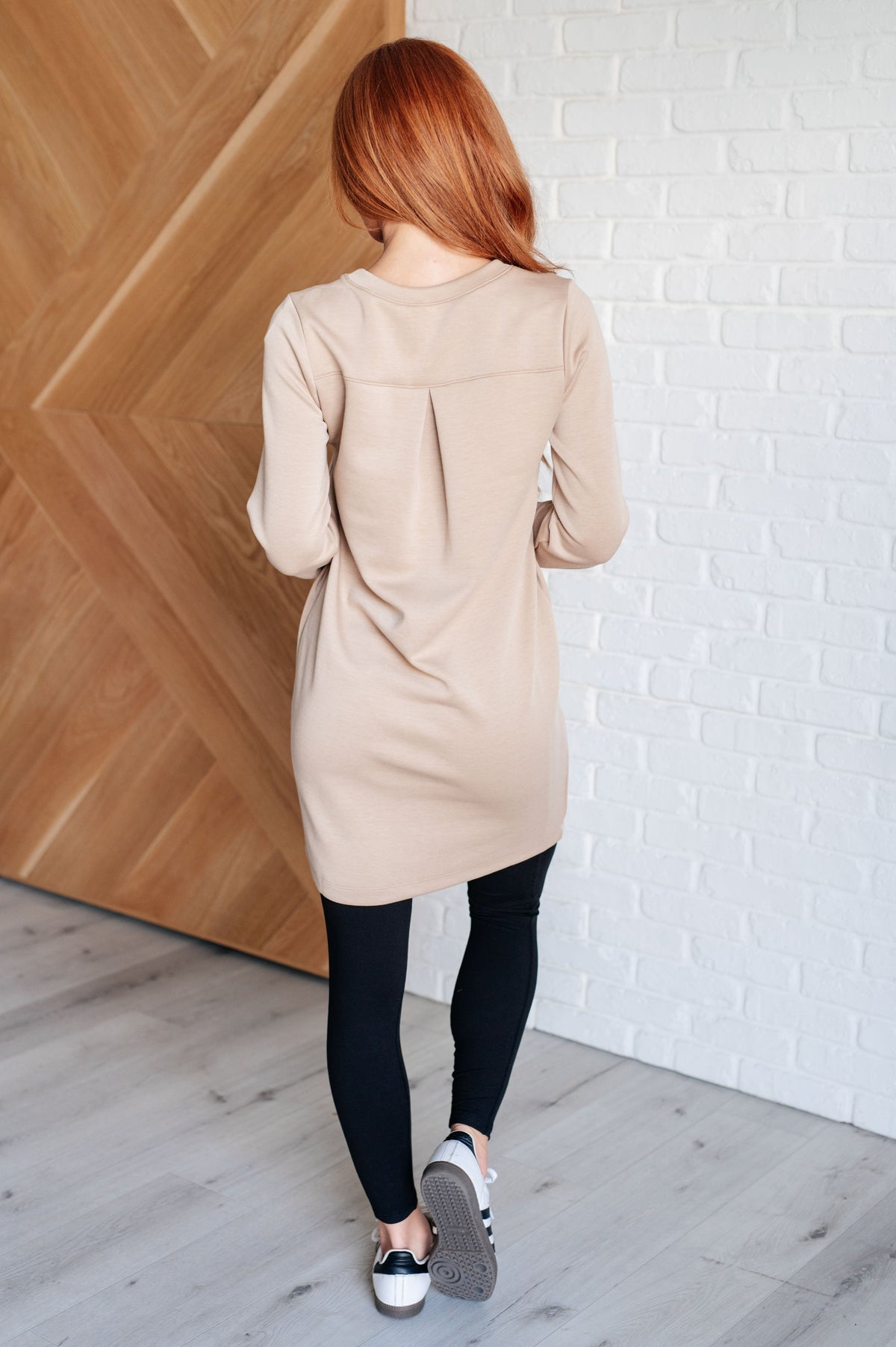 Milan Travel Shift Dress in Khaki - 1985 THE VAULT