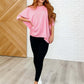 Minimal Muse Batwing Tee in Blossom Pink