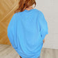 Minimal Muse Batwing Tee in Blue Ocean