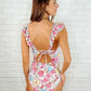 Naples Floral Ruched Swimsuit