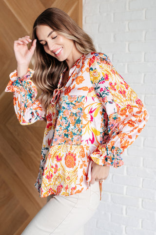 New Romantics Balloon Sleeve Boho Blouse - 1985 the VAULT Boutique