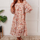 Next to You Balloon Sleeve Floral Dress - 1985 the VAULT Boutique