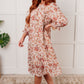Next to You Balloon Sleeve Floral Dress - 1985 the VAULT Boutique