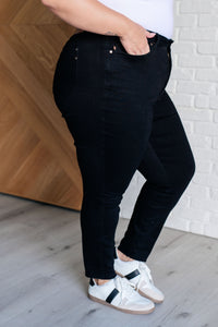 Nicole Tummy Control Skinny Jeans in Black - 1985 the VAULT Boutique