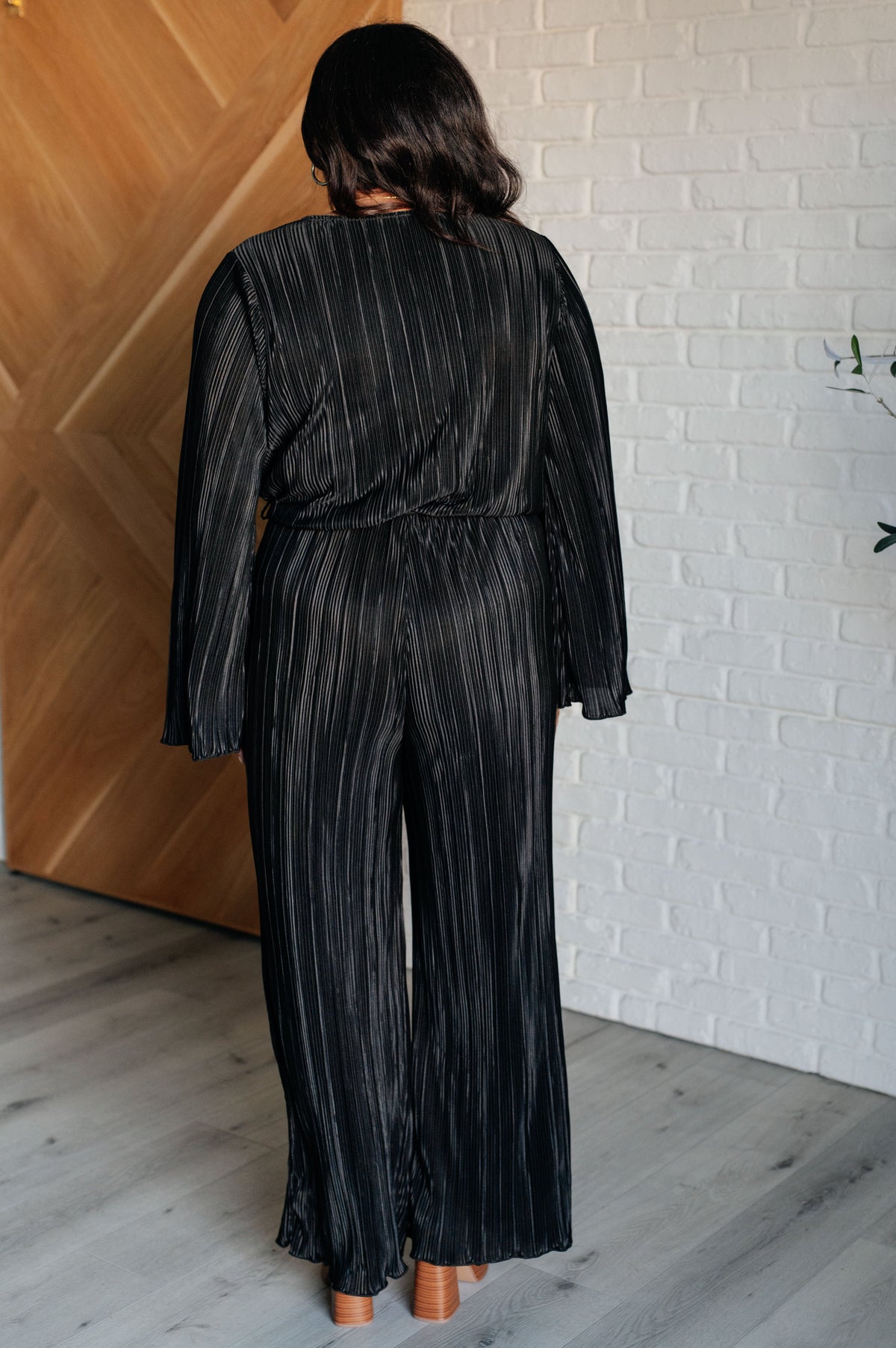 Night Out Plisse Jumpsuit - 1985 the VAULT Boutique