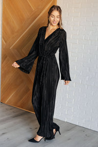 Night Out Plisse Jumpsuit - 1985 the VAULT Boutique