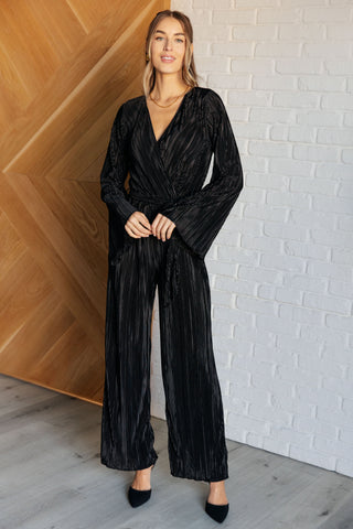 Night Out Plisse Jumpsuit - 1985 the VAULT Boutique