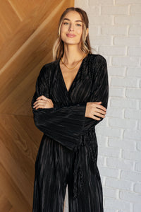 Night Out Plisse Jumpsuit - 1985 the VAULT Boutique