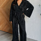 Night Out Plisse Jumpsuit - 1985 the VAULT Boutique