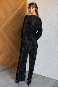 Night Out Plisse Jumpsuit - 1985 the VAULT Boutique