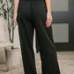 Nights Like This High Waist Palazzo Sweats in Ash Black