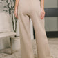 Nights Like This High Waist Palazzo Sweats in Ash Mocha