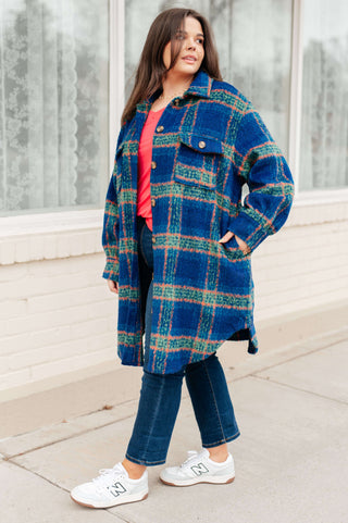 No Tears Plaid Coat - 1985 the VAULT Boutique