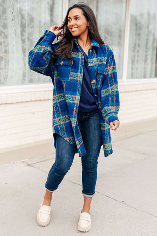 No Tears Plaid Coat - 1985 the VAULT Boutique