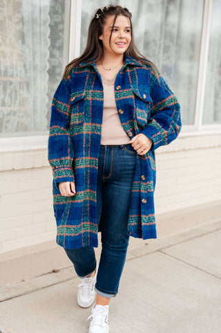 No Tears Plaid Coat - 1985 the VAULT Boutique