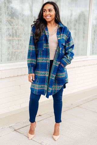 No Tears Plaid Coat - 1985 the VAULT Boutique