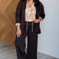 Magic Wide Leg Crop Pants in Chocolate - 1985 the VAULT Boutique