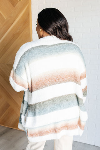 Ombre Feelings Striped Cardigan - 1985 the VAULT Boutique