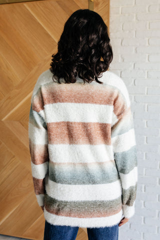 Ombre Feelings Striped Cardigan - 1985 the VAULT Boutique