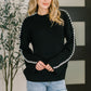 One Stitch at a Time Pullover in Black