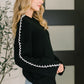 One Stitch at a Time Pullover in Black