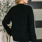 One Stitch at a Time Pullover in Black