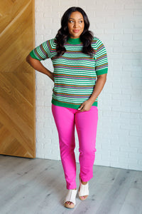 Our Situationship Knit Striped Top - 1985 the VAULT Boutique