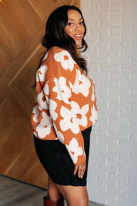 Patches of Flowers Floral Sweater - 1985 the VAULT Boutique