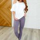 Squat Squad High Waisted Leggings in Frosted Mulberry