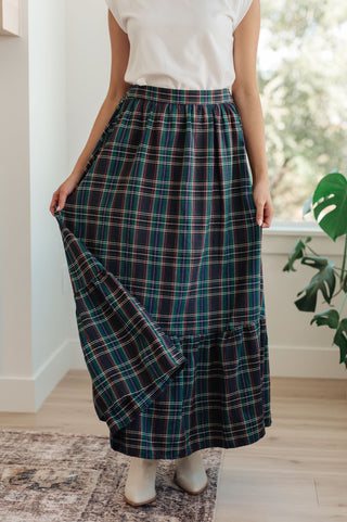 Plaid Perfection Maxi Skirt - 1985 the VAULT Boutique