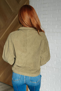 Primrose Corduroy Jacket in Olive - 1985 THE VAULT