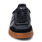 Quincy Low-Top Sneaker in Black Croc Print