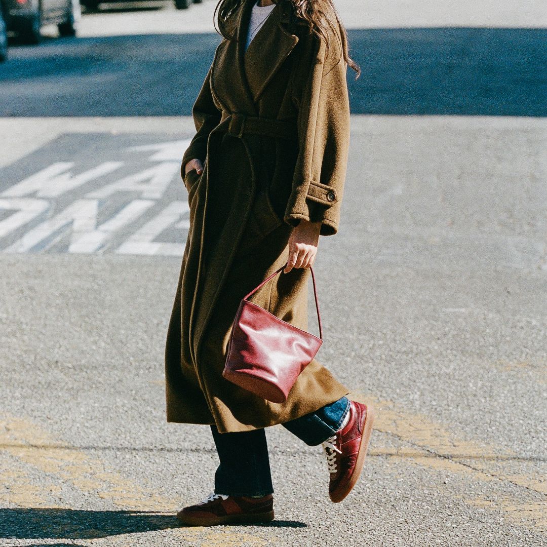 Quincy Low-Top Sneaker in Red
