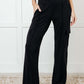 Race to Relax Cargo Pants in Black - 1985 the VAULT Boutique