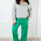 Race to Relax Cargo Pants in Emerald Green - 1985 the VAULT Boutique